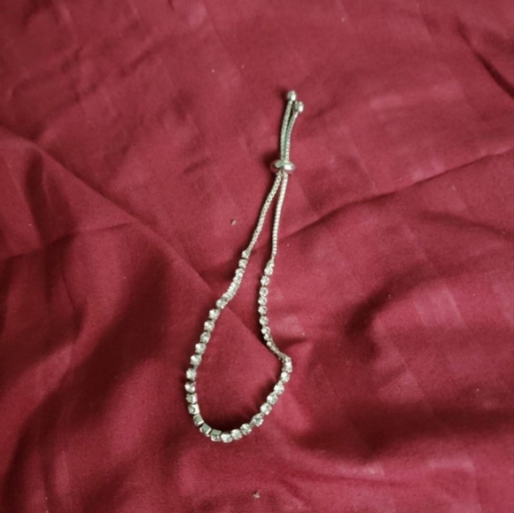 2 ~ 925 STERLING SILVER CZ BANGLES BRACELETS {CHAIN BRACELET} ๐ - Picture 10 of 15